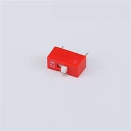 5Pcs Slide Type SMT Dip Switch 1 2 3 4 5 6 7 8 Bit .54mm Position Way DIP Pitch Toggle Dial(1Pin Red)