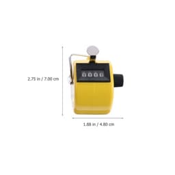 ibasenice 4 Pcs 4-Digit Hand Tally Counter, Manual Plastic Digital