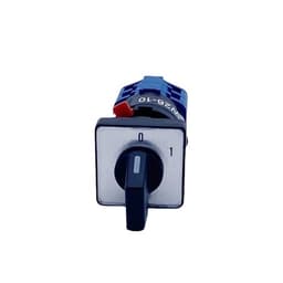 LW26-10A Single Hole Mounting Size 16.2mm 1/2/3/4 Poles Rotary Cam Switch Changeover Selector(1P-4 Terminals)