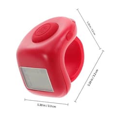 Mini Ring Click Counter with Digital Display, Glow in Dark