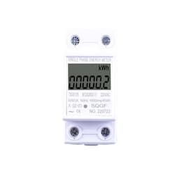 LCD Digital Display Power Consumption Meter Single Phase Energy Meter