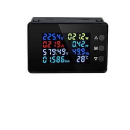 Wattmeter Power Meter Voltmeter AC 50-300V Voltage 50-60HZ Analyzers LED Electricity 0-20/100A Detector(20A)