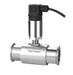 304 Stainless Steel Turbine Flow Meter Liquid Flow Sensor Inline Pipeline Water Flow Transmitter 4-20mA Output