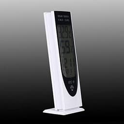 High Accuracy Digital LCD Hygrometer Humidity Thermometer Temperature Meter Clock