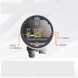 High Frequency Radar Level Meter 1.5 Inch Small Probe Sensor 0-5m/10m/20m Non-Contact Liquid Level Gauge for Tanks(0-10m)