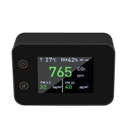 LCD Digital Carbon Dioxide Detector C02 Tester Air Quality Analyzer PM2.5 PM10 Temperature Humidity Meter