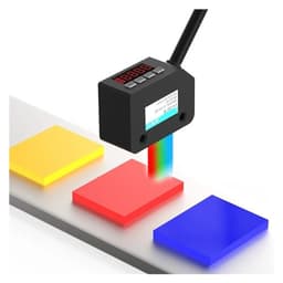 Color Sensor Photoelectric Switch RGB Mark Recognition 12-24V NPN PNP