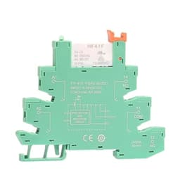 6.2mm Thickness Din Rail Slim Relay 6A 1NO1NC 12V 24V 48V 110V 230V 1Pcs
