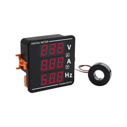 AC50-500V 0-120A 10-99.9Hz Digital Display Voltage Ampere Frequency Meter Voltmeter Ammeter 72 * 72mm 1Pcs