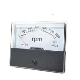 DH670 RPM Meter Speed Counter DC Tachometer for Frequency Converter Inverter 3500 Dc10v DH-670 Panel 1Pcs(3000rpm)