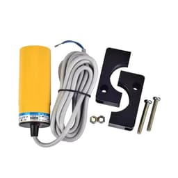 1pcs Capacitive Proximity Switch LJC34A4-K-J Cylindrical Approach Sensor and Bracket 2-Wire M34 25mm Detection Distance AC 90-250V(24V NPN NO)
