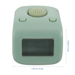 OSALADI Mini Digital Finger Counter with Ring, USB Rechargeable 6 Digits