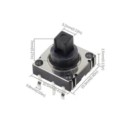5 Pack DIP 5 Multi-Directional Switch Touch Reset Button 10 * 10 * 10mm Pin