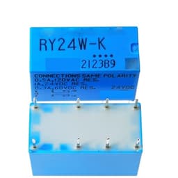 10Pcs RY5W-K RY-5W-K 5VDC RY12W-K RY-12W-K 12VDC RY24W-K RY-24W-K 24VDC DIP-8 1A 5V 12V 24V Signal Relay(OneColor)