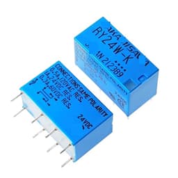 10Pcs RY5W-K RY-5W-K 5VDC RY12W-K RY-12W-K 12VDC RY24W-K RY-24W-K 24VDC DIP-8 1A 5V 12V 24V Signal Relay(OneColor)