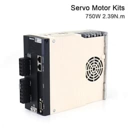 750W Bus Type Servo Motor Driver Kits 2.39N.m 220V 5A Absolute Value with Brake for CNC Router