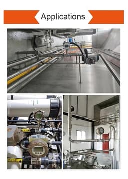 304 Stainless Steel Turbine Flow Meter Liquid Flow Sensor Inline Pipeline Water Flow Transmitter 4-20mA Output
