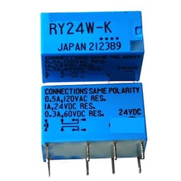 10Pcs RY5W-K RY-5W-K 5VDC RY12W-K RY-12W-K 12VDC RY24W-K RY-24W-K 24VDC DIP-8 1A 5V 12V 24V Signal Relay(OneColor)