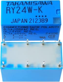 Relay 5PCS RY5W-K RY-5W-K 5VDC RY12W-K RY-12W-K 12VDC RY24W-K RY-24W-K 24VDC DIP-8 1A 5V 12V 24V Signal(OneColor)