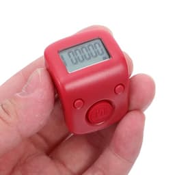 FAVOMOTO Rechargeable Finger Digital Tally Counter Ring, Silent Electronic