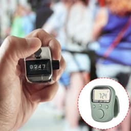 Finger-Mounted Digital Tally Counter with Backlit