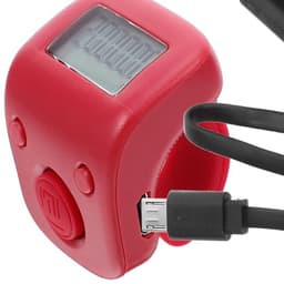 FAVOMOTO Rechargeable Finger Digital Tally Counter Ring, Silent Electronic