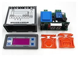 GUMMMY Embedded Digital Temperature Controller 12V 24V 220V Cabinet Cold Storage Thermostat Temperature Controller Temperature Control (Size : 12V)