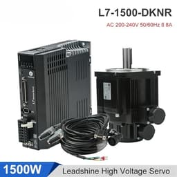 1500W 220V 9.5A AC Servo Driver L7-1500+ Motor ACM13015H2 17 Bit Brake Resistance