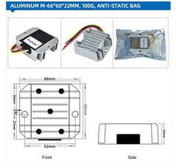 12V 24V to 5V 3A 5A 10A 15A 20A 25A 30A 40A 50A 60A Step Down Voltage Converter 12 24 to 5 Volt Reducer Regulator(12V 24V to 5V 5A)