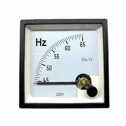 1Pcs SJ-72 45-55Hz 45-65Hz 55-65Hz AC 110V 220V 380V Frequency Table Meter CP-72 CZ-72 SQ-72(55-65Hz,220V)