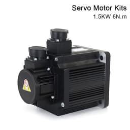 1.5KW Servo Motor Driver Kits 6N.m 220V 6A 2500rpm AC Servo Motor Driver Without Brake for CNC Router