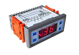 GUMMMY Embedded Digital Temperature Controller 12V 24V 220V Cabinet Cold Storage Thermostat Temperature Controller Temperature Control (Size : 12V)