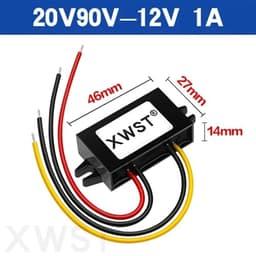 Converter 20-90v 60v 72v to 12v Converter Step Down 1A 3A 5A 10A 16A 20A 12v Voltage Regulator for Car Device(1A)
