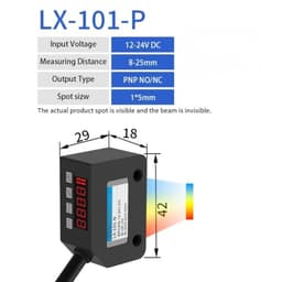 1PCS Color Sensor 12-24V DC NPN PNP