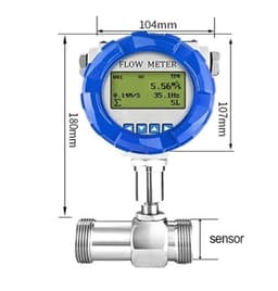 Industrial Water Flowmeter Digital Sensor