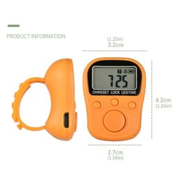 Finger-Mounted Digital Tally Counter with Backlit
