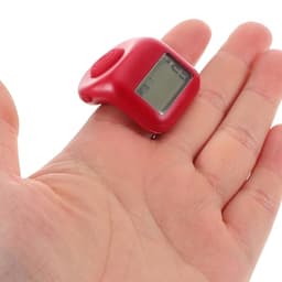 Mini Ring Click Counter with Digital Display, Glow in Dark