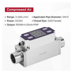 Gas Flow Meter RS485 Digital Sensor