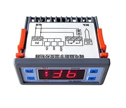 GUMMMY Embedded Digital Temperature Controller 12V 24V 220V Cabinet Cold Storage Thermostat Temperature Controller Temperature Control (Size : 12V)