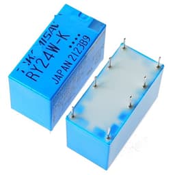 10Pcs RY5W-K RY-5W-K 5VDC RY12W-K RY-12W-K 12VDC RY24W-K RY-24W-K 24VDC DIP-8 1A 5V 12V 24V Signal Relay(OneColor)