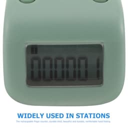 OSALADI Mini Digital Finger Counter with Ring, USB Rechargeable 6 Digits