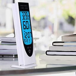 High Accuracy Digital LCD Hygrometer Humidity Thermometer Temperature Meter Clock