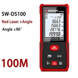 Distance Meter 50/70/100/120m Digital Range Electronic Level with Angle Sensor Tape Trena Mini Rangefinder
