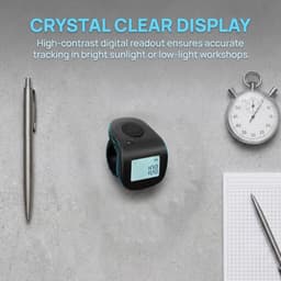 KALLORY Finger Counter Ring Electronic, Digital Display& Adjustable Strap