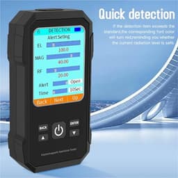 3in1 Electric Field Magnetic Radiation Detector Electromagnetic Tester EMF Meter Radio Frequency Detect