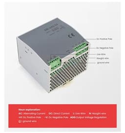 240W Din Rail Power Supply Source 24V 10A Ac Dc Converter DR-240-24 SMPS Switching Supplier for CNC CCTV led Light