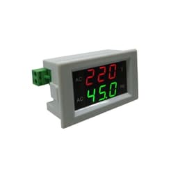 AC 80-500V 45-65HZ Dual Display Voltage Frequency Meter Counter Digital Voltmeter 130-500V Volt Tester 1Pcs