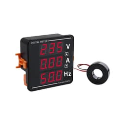 AC50-500V 0-120A 10-99.9Hz Digital Display Voltage Ampere Frequency Meter Voltmeter Ammeter 72 * 72mm 1Pcs