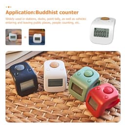 Digital Silent Finger Counter 6 Digit with Ring Rechargeable