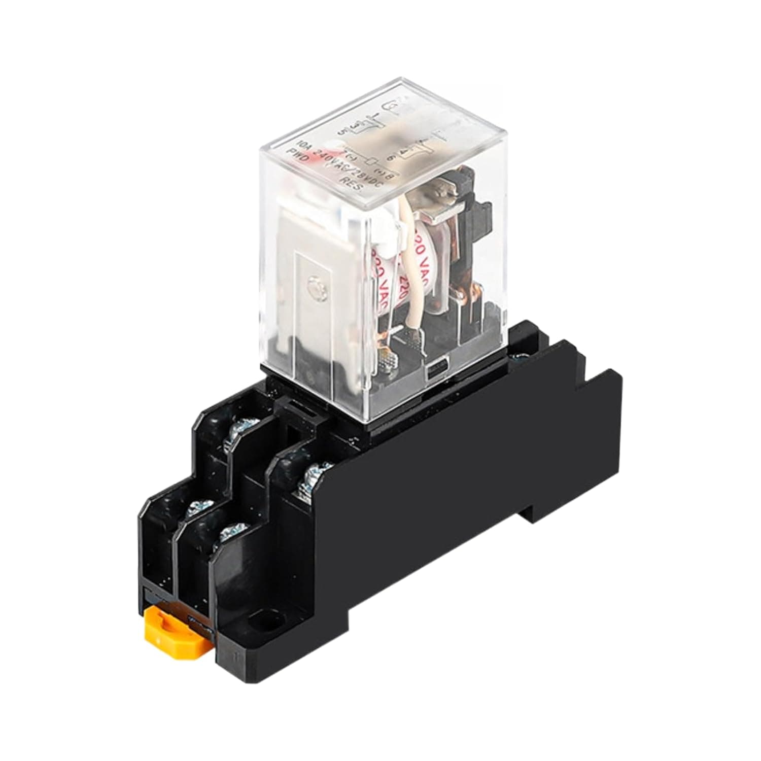 Intermediate Relay 220V AC 8-pin DC 12V 14-pin DC24V 380V Base(CDZ9-62PL AC220V 8pin)